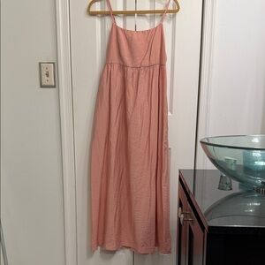 a new day Blush Pink Spaghetti-Strap Maxi Dress